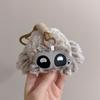 Furry Spider Plush Pendant Soft Plush Keychain Creative Spider Figurine Ornament  Bag Decoration