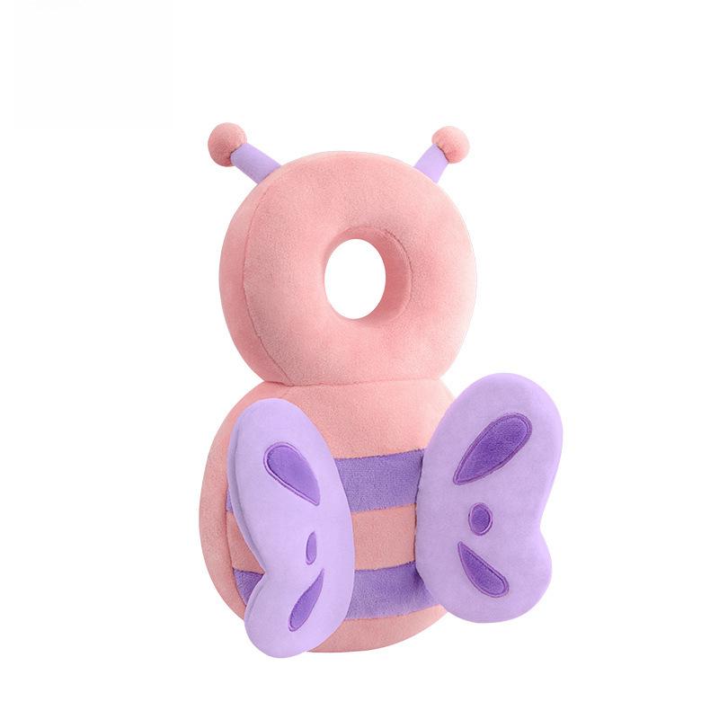 Подушка для защиты головы от падения - дышащая, с дизайном в виде бабочки для малышей, которые учатся ходить