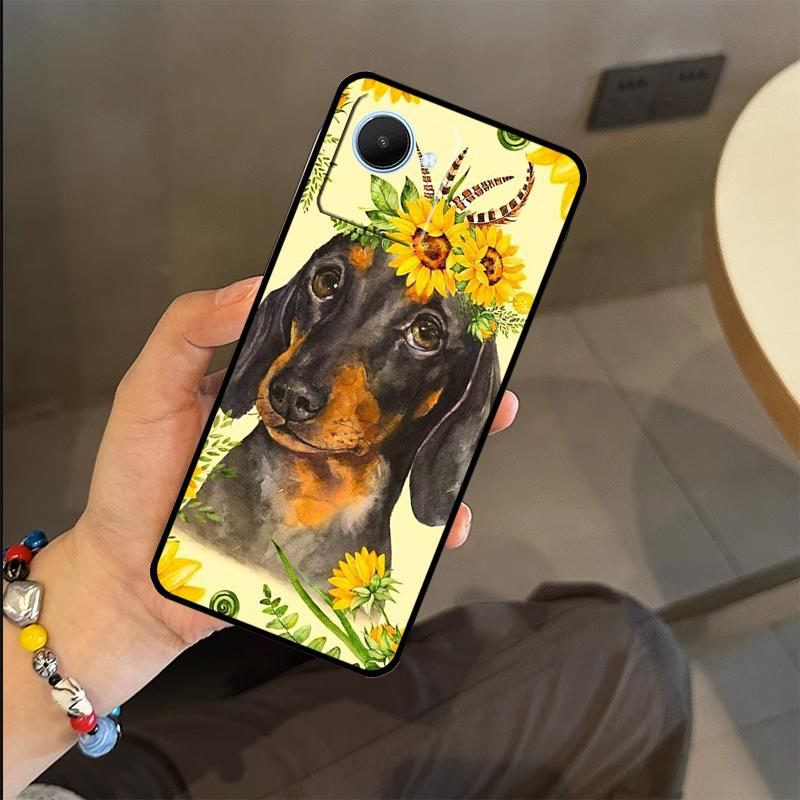 Dachshund Dog Animal Case For Realme C71 C75 C55 C51 C53 C25 C63 C61 C65 C67 GT6 GT7 Pro 11 12 13 14 15 Pro Plus