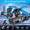 3.16inch IPS Screen Dash Cam for Car 2/3 Channel 1080P Video Recorder Dashcam Black Box Car DVR Optional Rear View Camera