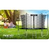 Trampolina Ogrodowa 12Ft/374Cm Z Siatką Wewnętrzną I Drabinką Neo-Sport