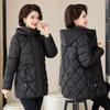 Modern Style, Middle-aged and Elderly Women's Winter Cotton Jacket, New Style, Wide Wife's Autumn and Winter Coat, Thickened