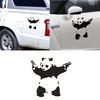 1 шт., милая автомобильная резная наклейка с изображением панды, водонепроницаемая наклейка на дверь