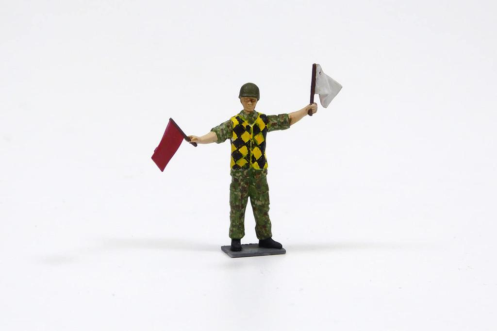 AOSHIMA Aircraft Series Ground Force Observation Helicopter Towing Tractor Set Plastic Model Molding Color 1/72 No.11 Self-Defense OH-1 &