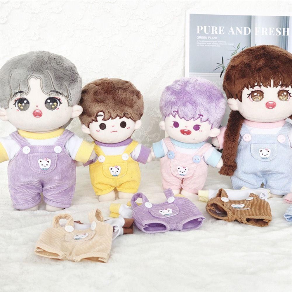 Wears Overalls T-shirt Clothes 20cm Doll Clothes 15cm/20cm Doll Trousers Fashion Cotton Pants
