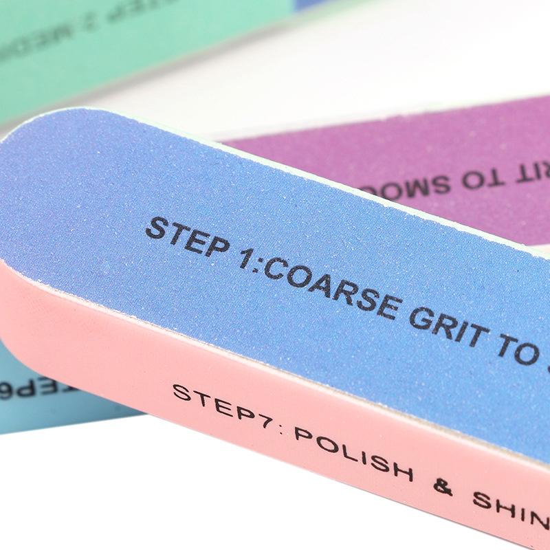 7-сторонняя полоска для полировки ногтей, буфер для ногтей, пилочка для ногтей, инструмент для маникюра