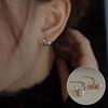 Серьги-гвоздики в форме капли воды: Элегантные, простые серьги-крючки для женщин - Изящный стиль и удобные для повседневной носки
