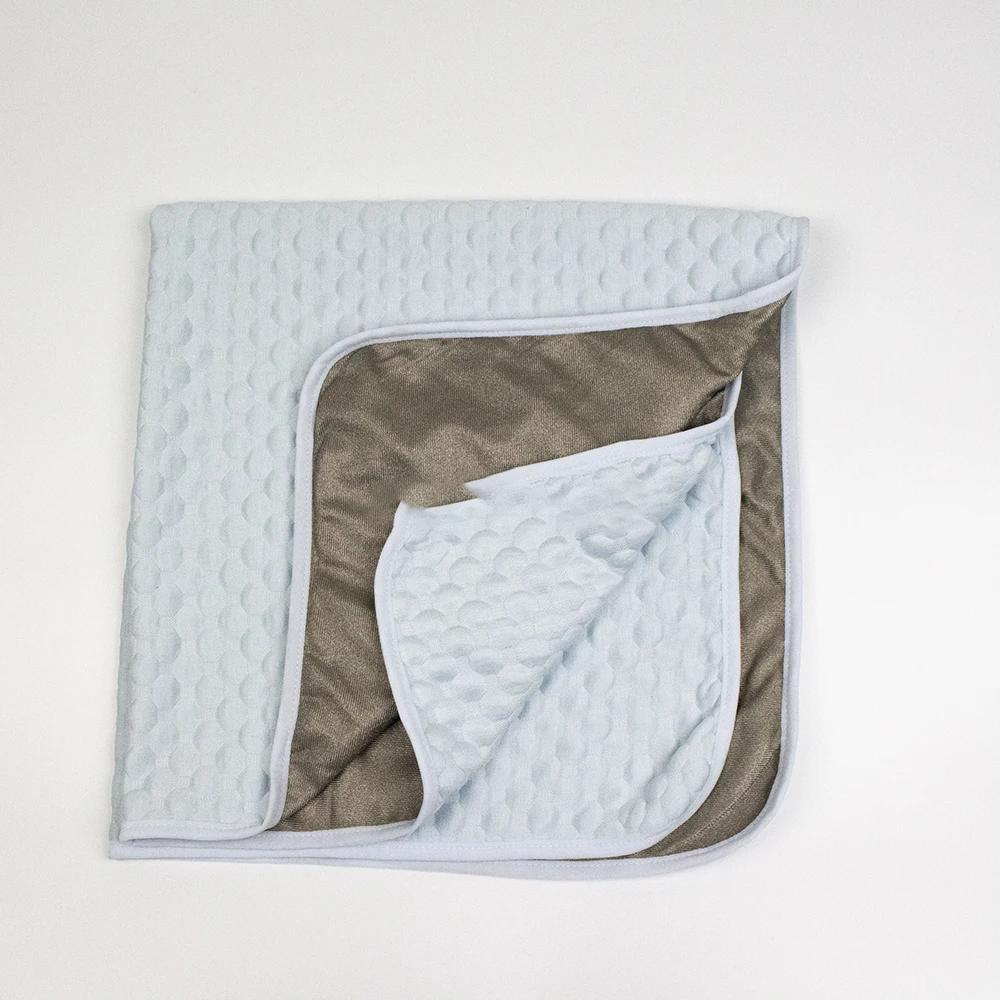 BLOCK EMF Silver Fiber & Cotton Blanket Radiation Protection Blanket, Grounding for EMF & 5G Shielding