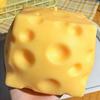 Сквиши-сыр Игрушка Сквиши в форме сыра Игрушка-антистресс Медленно поднимающийся сжимаемый мяч Снятие стресса Подарок Снятие стресса и тревожности
