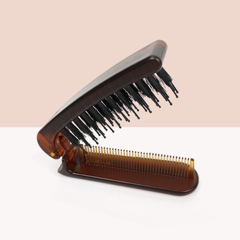 Складная расческа профессиональная портативная расческа для волос с жесткими зубьями расческа для укладки макияжа