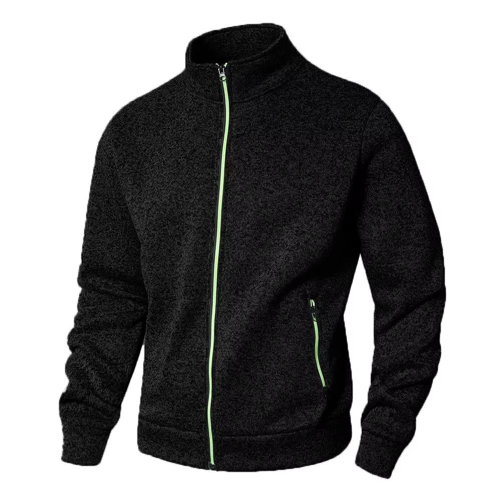 Men's Casual Fleece Jacket - Multi-Color Options