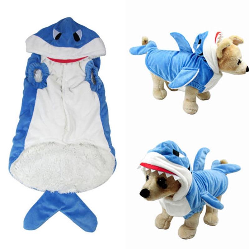 Fashionable Shark Jaw Puppy Coat Jacket For Dogs Ideal For Halloween Costumes