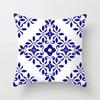 Blue White Porcelain Print Cushions Case Bohemian Style Mandala Geometry Pillows Case Modern Fashion Sofa Chairs Throw Pillows