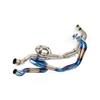 Slip On Stainless Steel Motorcycle Exhaust Middle Pipe And Front Link Pipe Full System For Yamaha YZF R25 R3 MT03 MT25