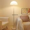 Датская винтажная напольная лампа-торшер Bud Cream: Французский стиль для гостиной, спальни или прикроватной зоны