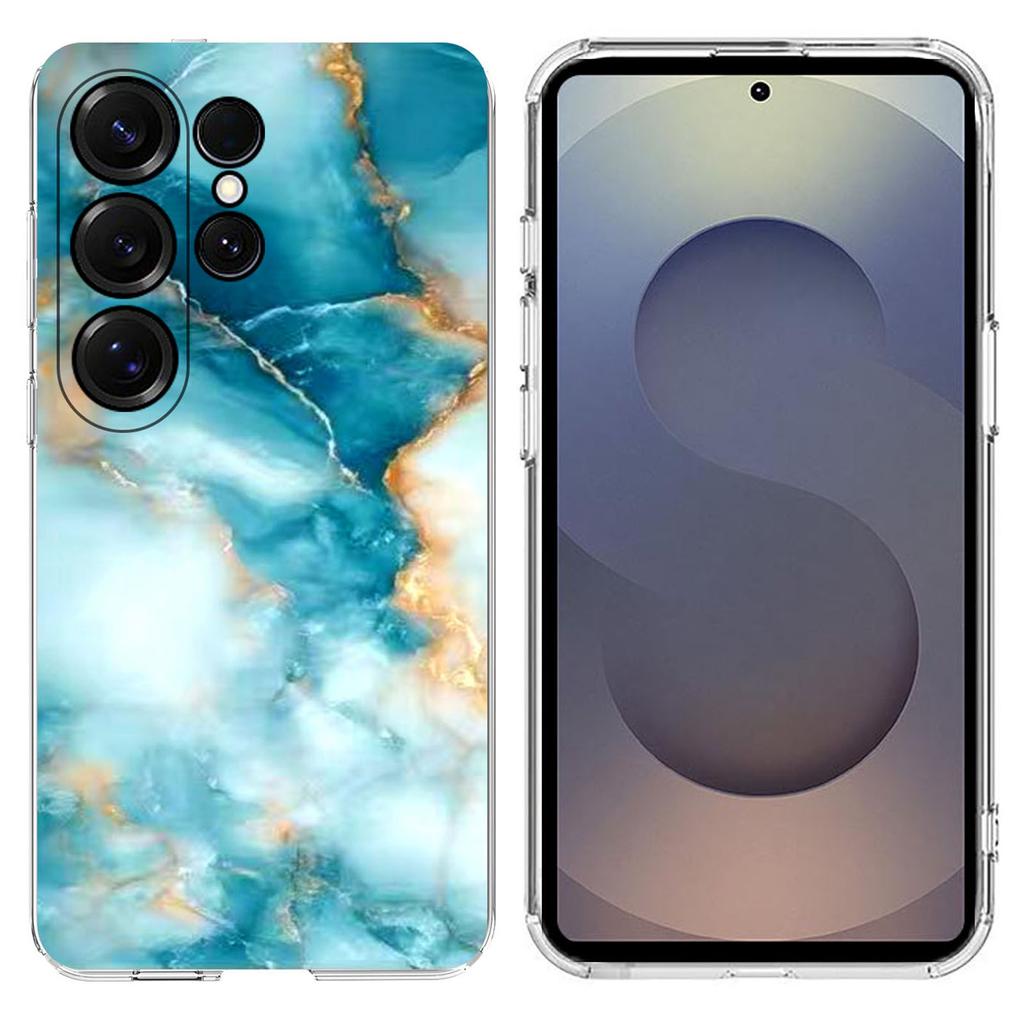 For Samsung Galaxy S24 Ultra Case Marble Pattern Printing Soft TPU Phone Cover