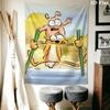 Big Bad Fox Farm Wall Hanging Printed Fabric Blanket Decorative Tapestries for Bedroom Living Room Home Decor