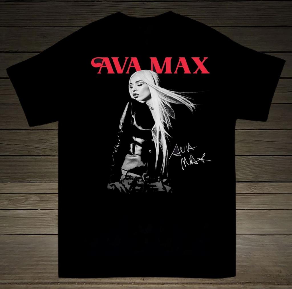 New Popular Ava Max Album Shirt Black Ladies All Size S to 5XL