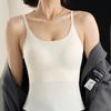Бралетт с перекрестной спинкой Женское летнее тонкое бесшовное нижнее белье с нагрудными подушечками, защищающий от просвечивания жилет-кроссбоди, носимое нижнее белье