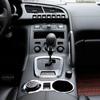 Carbon Fiber For Peugeot 3008 2009-2016 Car Film Interior Sticker Center Console Gear Dashboard Air Door Handle Lift Panel