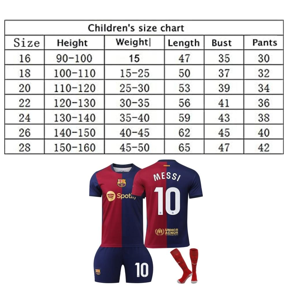 Barcelona Messi Kids Soccer Jersey, YSHT, Blue, Sports Equipment