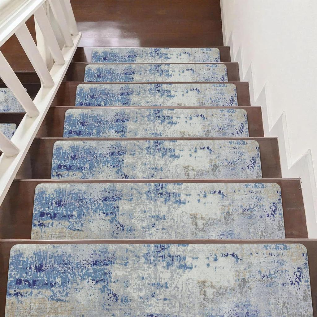 Коврик для пола на лестницу Противоскользящий Впитывающий Грязеотталкивающий Коврик для ступеней Двухуровневая Лофт Ступенька Коврик для ног