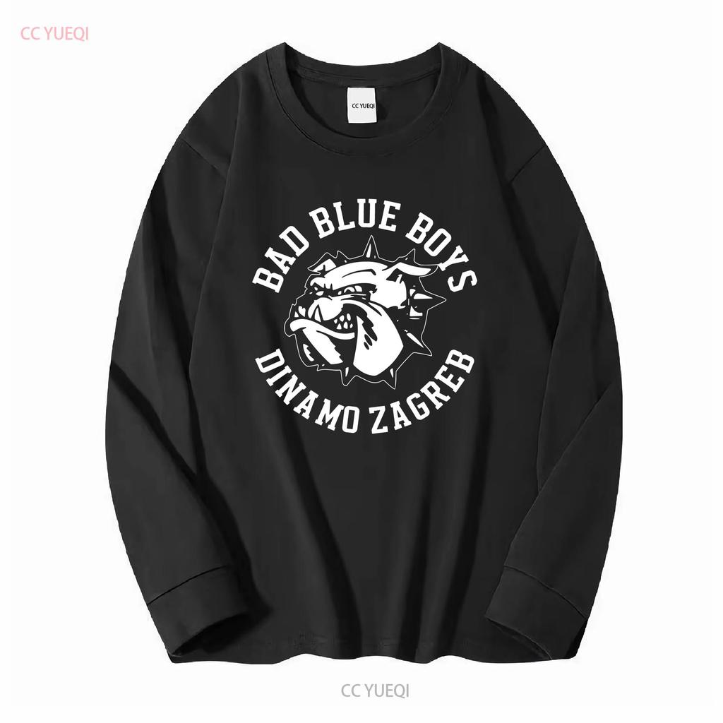 Футболка Dinamo Zagreb Bad Blue Boys Ultras Croatia с длинными или короткими рукавами, винтажная, с эффектом потертости, унисекс, удобная, модная.