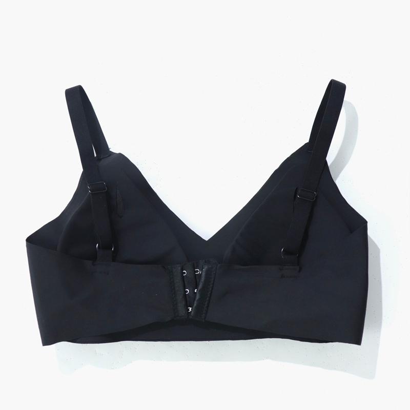 Женский однотонный бесшовный бюстгальтер-футболка для сна, тонкий бюстгальтер без косточек, беспроводные бюстгальтеры для девочек SML Xl