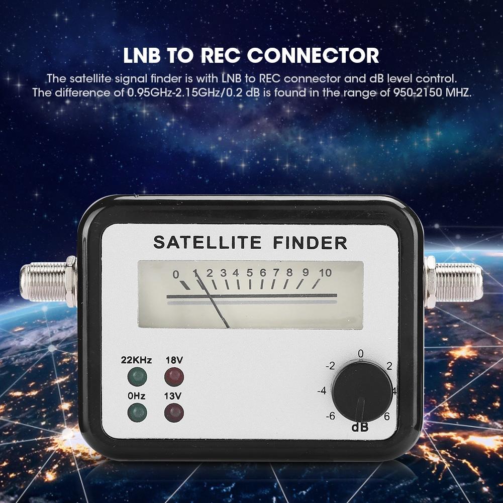 SF9504dB Portable Satellite SAT Finder Signal Strength Meter with Digital Display