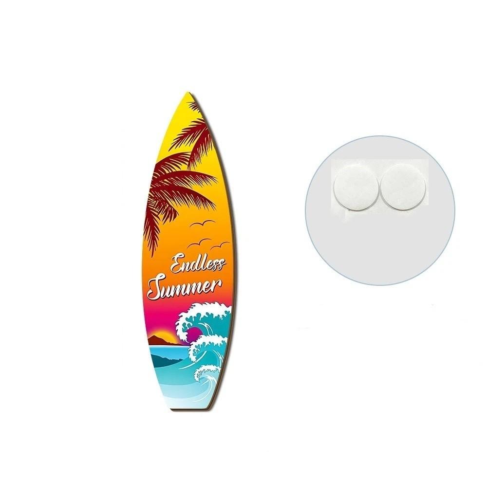 Retro Beach Surfboard Decor Colorful Wooden Surfboard Sign Funny Surfboard Ornaments Summer Home
