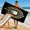 Manchester City F.C Print Beach Towel, Large Soft Quick Dry Towel for Beach Camping Swimming