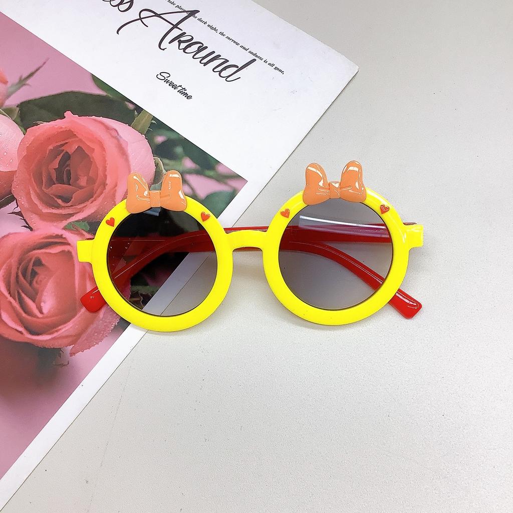 Детские солнцезащитные очки модные милые бантики модные детские солнцезащитные очки для малышей на выход универсальные очки с защитой от ультрафиолета