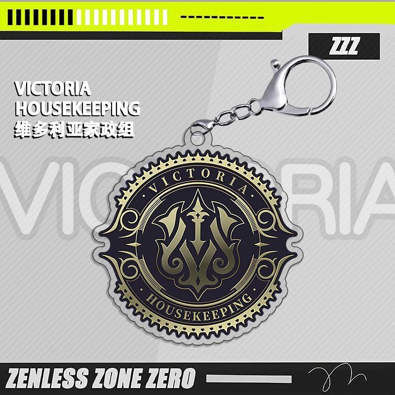 Новый стиль Игровой Брелок Zenless Zone Zero Фракции Николь Демара Билли Кид Вон Ликаон Акриловый стенд Модельная пластина Декор для стола Подарок