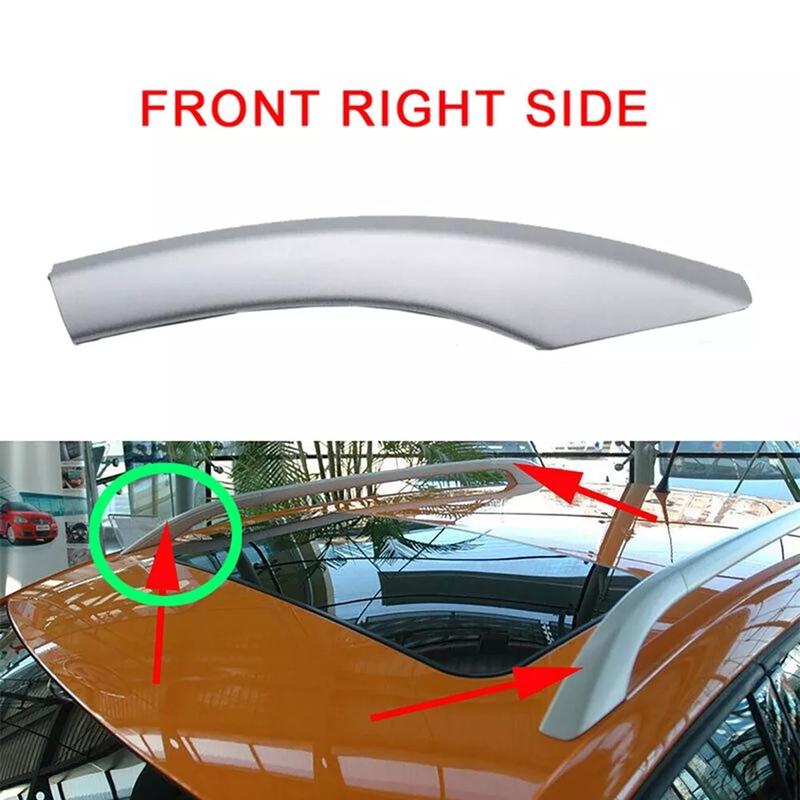Front Rear Left Right Roof Luggage Rack Guard Cover For VW/CROSS/POLO 2007-2011 Luggage Bar Rail End Shell Car Exterior Parts