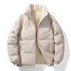 Winter Double-sided Wear Stand-up Collar Cashmere Cotton-padded Jacket for Men and Women with The Same Cotton-padded Jacket Coat Padded Casual Coat.