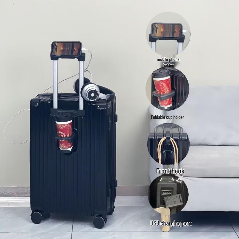 JOURHEY SHI Durable ABS Spinner Luggage