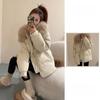 Fashion Sense Big Fur Collar Cotton-padded Clothes New Women's Winter Small Warm Cotton-padded Jacket Thick Coat