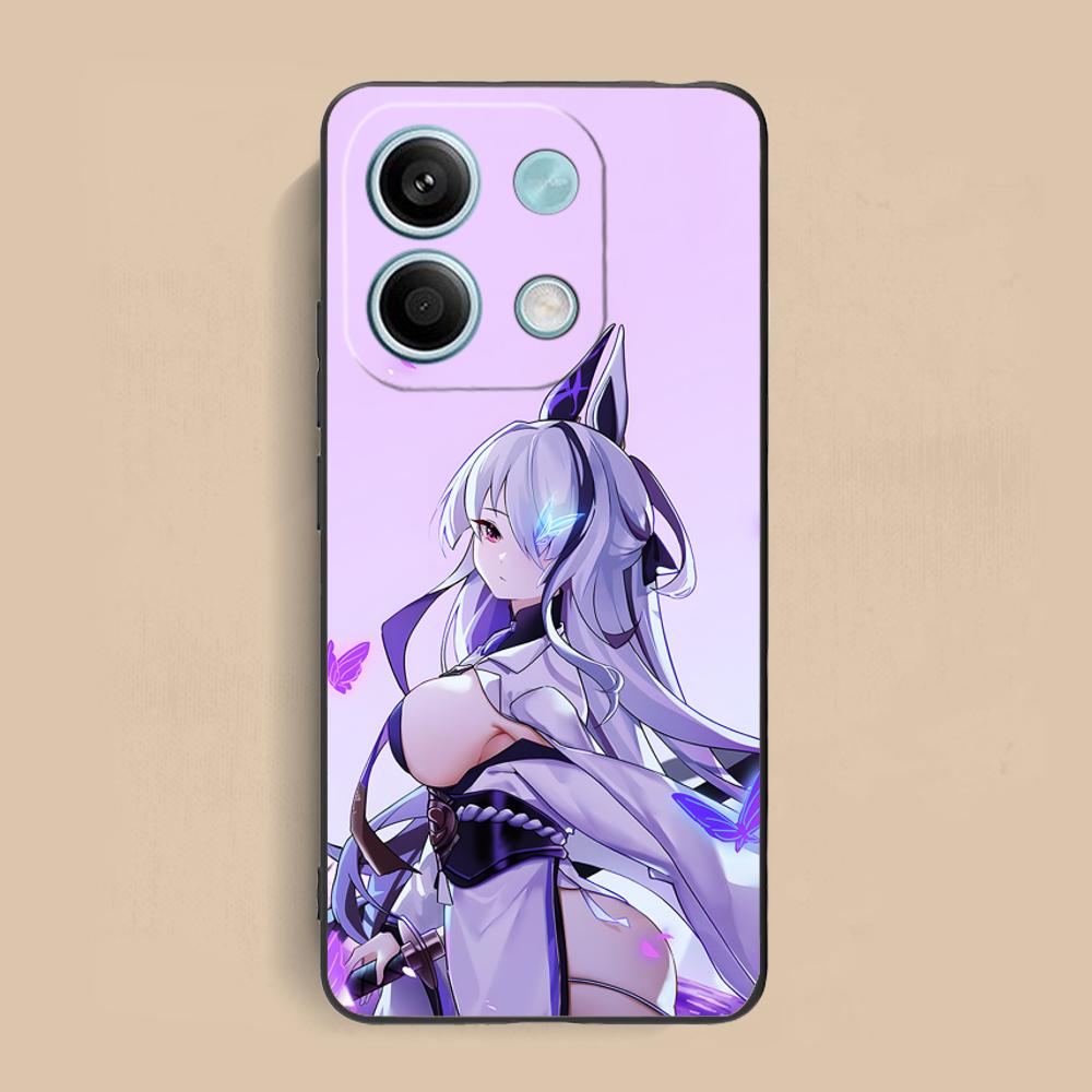 Матовый ТПУ чехол для мобильного телефона Azur Lane Unzen для Xiaomi Redmi Note 14 13 12 11 S Pro Plus 4G 5G Цветная печатная крышка