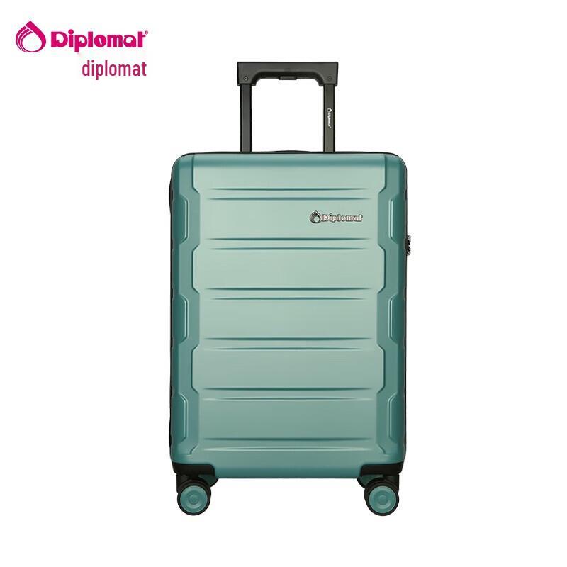 Чемодан Diplomat TC-26082 на колесиках, жесткий, с замком TSA