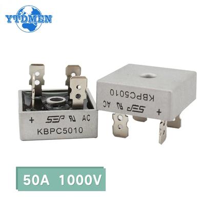 2 ШТ/5 ШТ Диодный мостовой выпрямитель KBPC5010 50А 1000В Выпрямители