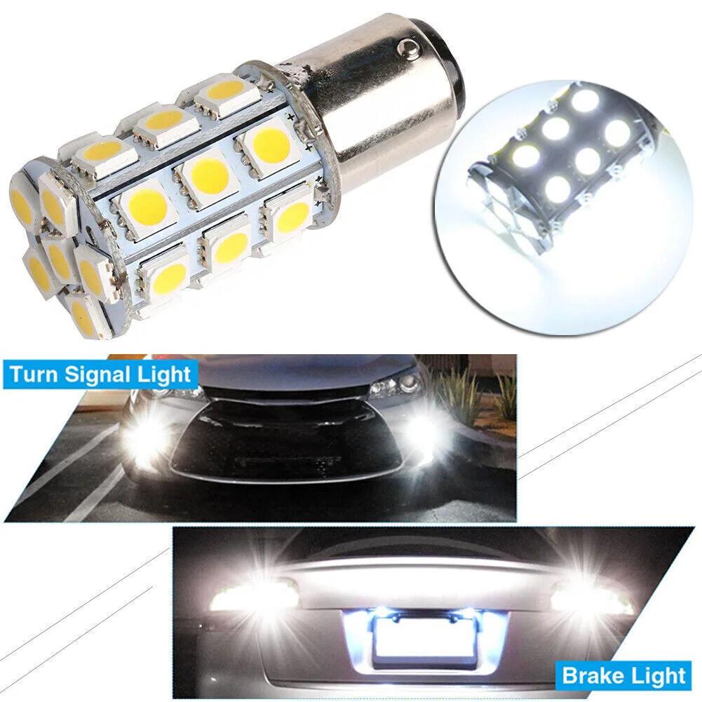 Светодиодные детали 1004 1076 1142 27-SMD BA15D 6000K белые каютные морские DC 9V-DC14V внутренние лампы практичные прочные
