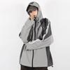 Уличная куртка Techwear, женские ветровки, винтажные спортивные куртки в стиле Харадзюку, уличный анорак на молнии с капюшоном