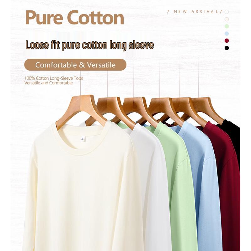 Унисекс футболка с длинным рукавом La Chapelle из чистого хлопка