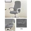 Office Chair Cover Solid Color Elastic Removable Slipcover Water Resistant Armchair Seat Case Cover Protector