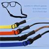 4 Pack Color Glasses Elastic Rope Polyester Silicone Metal Glasses Rope Chain Anti Slip Fixed Glasses Accessories Adult