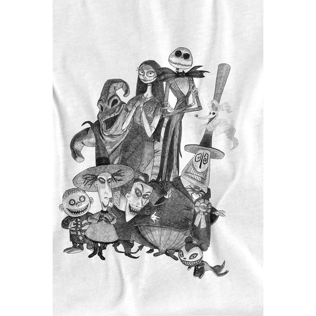 Детская/детская футболка «Кошмар перед Рождеством» с рисунком монстра Джека Салли