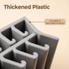 Space Saving Under Cabinet Lid Storage Rack Wall Mount Multi-Slot Sturdy Holder For Kitchen Container Lids