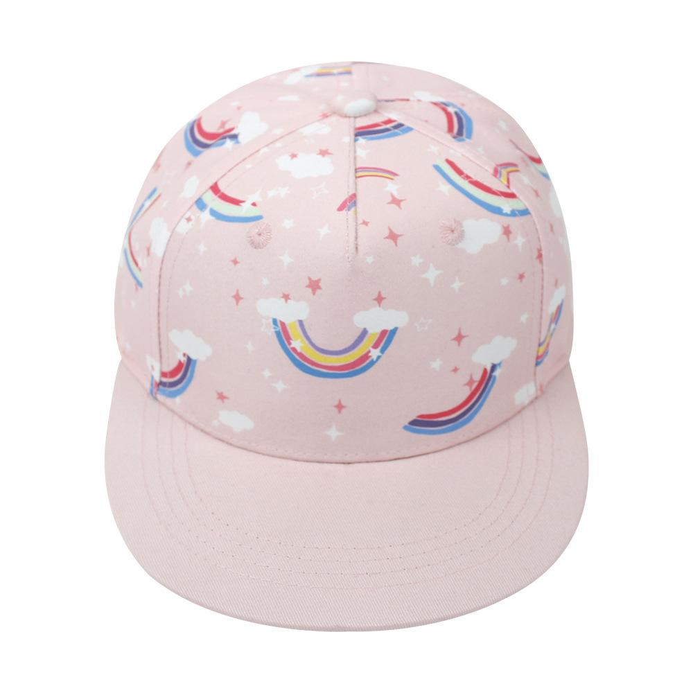 Детская мультяшная кепка Snapback Детские хип-хоп кепки с широкими полями Тракеры Спортивная солнцезащитная кепка для улицы Защита от УФ Бейсболки
