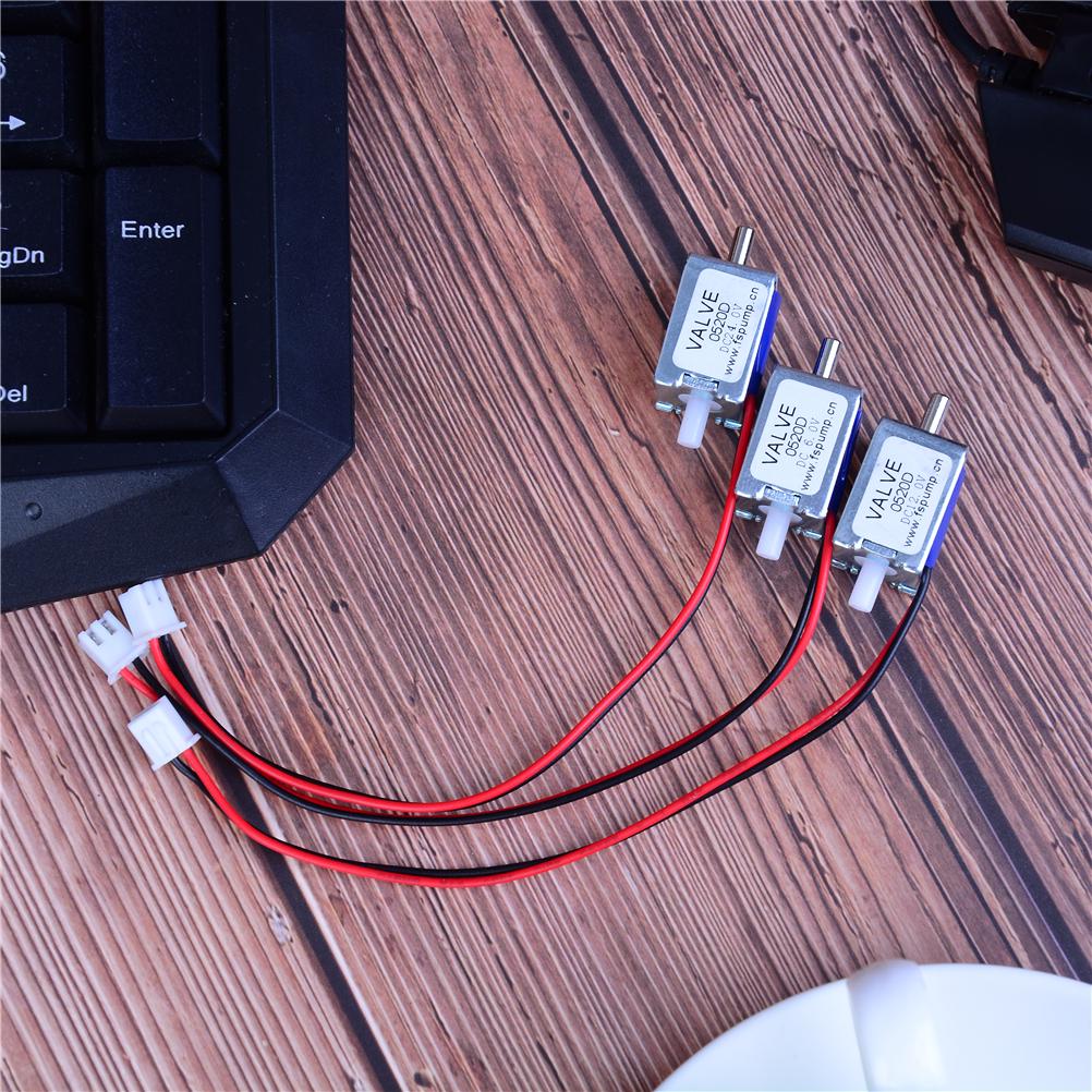 Электромагнитный клапан постоянного тока 6/12/24 В Н/З нормально закрытый мини для газового воздушного клапана