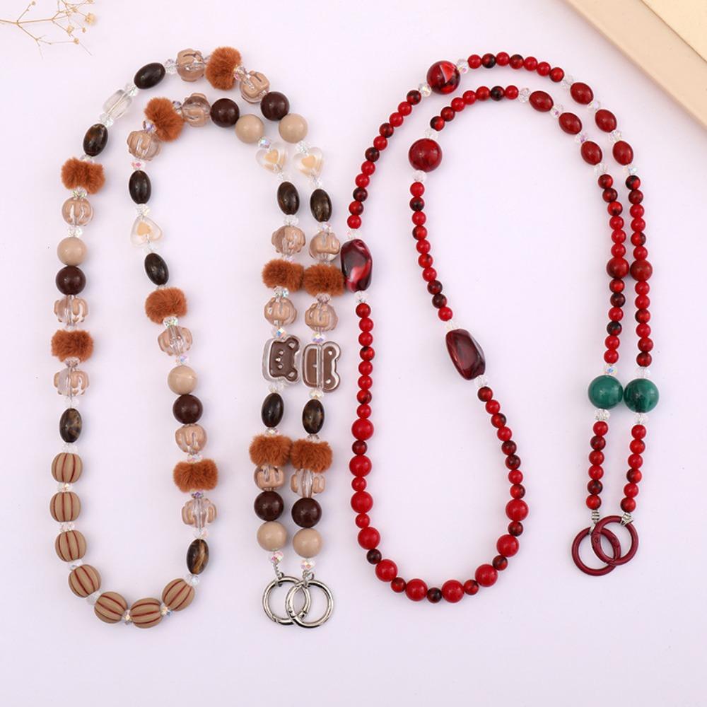 Ремешок для мобильного телефона с бантом, шейный ремешок для телефона с медведем, ремешок для телефона через плечо, подвесные украшения